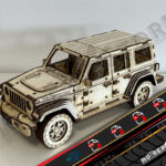 Archivos Jeep Wrangler 2022 Rubicon 3mm cnc laser cut file Dxf, Ai, Cdr, Pdf, Svg.