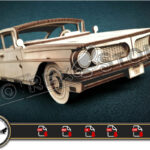 Archivos Pontiac Strato 1959 cnc laser cut Dxf, Ai, Cdr, Pdf, Svg.