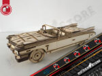 Archivos Cadillac 1959 descapotable 3mm cnc laser cut file Dxf, Ai, Cdr, Pdf, Svg.