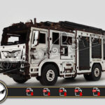 Archivos Camion Bomberos 3mm Cnc laser cut Dxf, Ai, Cdr, Pdf, Svg.