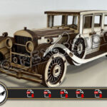 Archivos Cadillac serie 341 cnc laser cut Dxf, Ai, Cdr, Pdf, Svg.