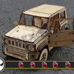 Archivos Suzuki Jimny 2021 3mm Cnc laser cut Dxf, Ai, Cdr, Pdf, Svg.