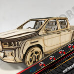 Archivos Toyota hilux modificado 3mm Cnc laser cut Dxf, Ai, Cdr, Pdf, Svg.