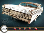 Archivos Pontiac Strato 1959 cnc laser cut Dxf, Ai, Cdr, Pdf, Svg. - Imagen 3