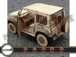 Archivos Suzuki Jimny 2021 3mm Cnc laser cut Dxf, Ai, Cdr, Pdf, Svg. - Imagen 3