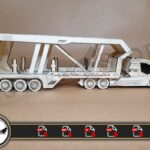 Archivos Camion porta cerveza futurista Cnc laser cut Dxf, Ai, Cdr, Pdf, Svg.