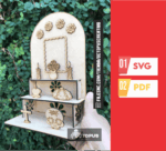 Día de Muertos Altar SVG – Kit Ofrenda Laser Cut File / Ofrenda Laser Cut File / Nicho Mexicano DIY| Day of the Dead - Imagen 2