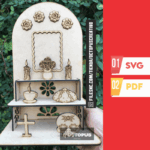 Día de Muertos Altar SVG – Kit Ofrenda Laser Cut File / Ofrenda Laser Cut File / Nicho Mexicano DIY| Day of the Dead