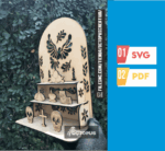 altar de muertos , day of the dead svg, dia de muertos mexico, day of the dead Laser cut, ofrenda svg, memorial kit, nicho altar de muertos - Imagen 2