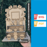 altar de muertos, day of the dead svg,dia de muertos mexico,day of the dead Laser cut, ofrenda svg, memorial kit, nicho altar de muertos #1