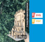 altar de muertos, day of the dead svg,dia de muertos mexico,day of the dead Laser cut, ofrenda svg, memorial kit, nicho altar de muertos #1 - Imagen 2