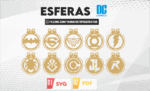 20 esferas comics, christmas ornaments SVG laser cut files, christmas ornaments personalized, superheroes & villians comics, christmas decor