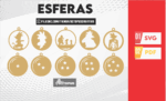 40 Esferas del Dragón Ball - Adornos de Navidad, Archivos de Corte SVG, Adornos Navideños Personalizados, Adorno de Anime, Decoración Navideña - Imagen 2