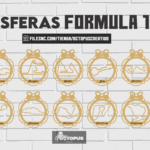 24 Formula 1 esfera, Formula 1 clipart, Christmas ornaments SVG laser cut files, personalized Christmas ornaments, Christmas decor.