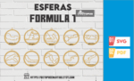 24 Formula 1 esfera, Formula 1 clipart, Christmas ornaments SVG laser cut files, personalized Christmas ornaments, Christmas decor. - Imagen 2