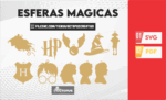 40 Esferas harry pottter, hp wizard magic, christmas ornaments SVG laser cut files, christmas ornament personalized, christmas decor,DXF - Imagen 4