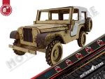 Archivos Jeep Cj5 con lona cnc laser cut Dxf, Ai, Cdr, Pdf, Svg.