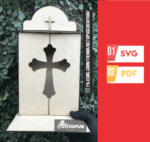 Altar Nicho de Muertos SVG | Day of the Dead laser cut | Ofrenda digital México | Memorial kit | Día de Muertos altar #2 - Imagen 2