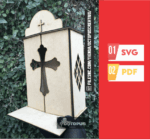 Altar Nicho de Muertos SVG | Day of the Dead laser cut | Ofrenda digital México | Memorial kit | Día de Muertos altar #2