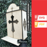 Altar Nicho de Muertos SVG | Day of the Dead laser cut | Ofrenda digital México | Memorial kit | Día de Muertos altar #2