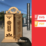 Día de Muertos Altar SVG | Day of the Dead Ofrenda Laser Cut File | Mexican Nicho Memorial | DIY Altar de Muertos Kit