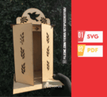 Altar Nicho de Muertos SVG | Day of the Dead laser cut | Ofrenda digital México | Memorial kit | Día de Muertos altar - Imagen 2