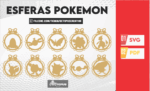 25 Esferas Pokémon | Archivos de Corte Láser para Adornos Navideños | Decoración Personalizada de Navidad | Pokémon Navidad SVG - Imagen 2
