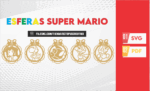 25 Esferas Mario Bros | Archivos de Corte Láser para Adornos Navideños |Personalizado navidad| Decoración Navideña |Mario Bros Navidad SVG - Imagen 3