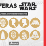 45 Esferas star wars, christmas ornaments SVG laser cut files, christmas ornaments personalized, christmas decor, darth vader cut svg file