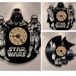 Reloj Vinilo Star Wars para Corte Láser - Archivo Digital DIY