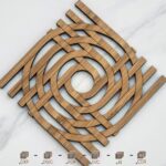 Diseños de portavasos cortados con láser: conjunto de 26 archivos (SVG, DXF, PDF) - Imagen 7