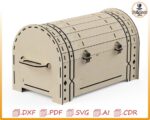 Cofre decorativo cortado con láser SVG: plantilla para cofre decorativo (descarga digital) - Imagen 7