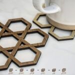Diseños de portavasos cortados con láser: conjunto de 26 archivos (SVG, DXF, PDF) - Imagen 3