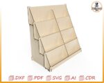 Soporte de exposición cortado con láser SVG: plantilla digital (3 mm) - Imagen 5