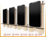 Diseños vectoriales personalizados para soportes de teléfonos móviles cortados con láser (archivo digital) - Imagen 3