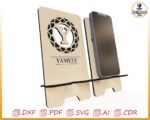 Diseños vectoriales personalizados para soportes de teléfonos móviles cortados con láser (archivo digital) - Imagen 5