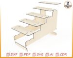 Expositor para cupcakes cortado con láser SVG: Archivos vectoriales - Imagen 7