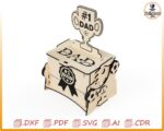 Caja mecánica personalizada, caja de papá mecánica cortada con láser, plantillas de caja mecánica para el dia de papá - Imagen 2