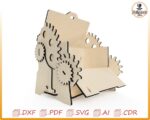 Caja personalizada para papá mecánico: Plantilla de madera cortada a láser (descarga digital) - Imagen 5
