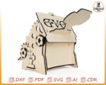 Caja mecánica personalizada, caja de papá mecánica cortada con láser, plantillas de caja mecánica para el dia de papá - Imagen 6