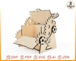 Caja mecánica personalizada, caja de papá mecánica cortada con láser, plantillas de caja mecánica para el dia de papá - Imagen 8