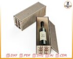 Plantilla para caja de vino cortada con láser: archivo vectorial SVG (descarga digital) - Imagen 6
