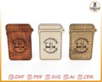 Plantilla para tarjetero de madera cortado con láser: archivos vectoriales personalizados (descarga digital) - Imagen 6