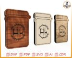 Plantilla para tarjetero de madera cortado con láser: archivos vectoriales personalizados (descarga digital) - Imagen 4