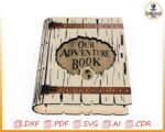 Caja de libros de aventuras SVG: Proyecto DIY cortado con láser (descarga digital) - Imagen 6