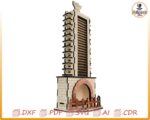 Archivo cortado con láser del calendario de Adviento de la chimenea de Papá Noel (SVG, DXF, PDF) - Imagen 6
