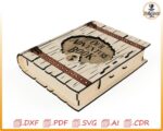Caja de libros de aventuras SVG: Proyecto DIY cortado con láser (descarga digital) - Imagen 5