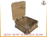Caja cortada con láser para el Día de la Madre: diseño de madre e hijo (archivos digitales) Láser CNC - Imagen 4