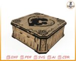 Caja cortada con láser para el Día de la Madre: diseño de madre e hijo (archivos digitales) Láser CNC - Imagen 6