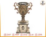 Trofeo para papá para corte por láser, plantilla SVG para el Día del Padre, regalo para el mejor papá, archivos CNC para láser. - Imagen 6